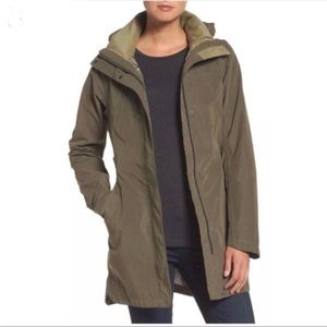 The North Face Laney Trench Coat in Army Green